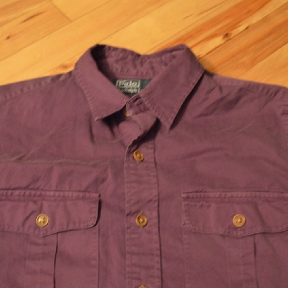 Polo‎ Ralph Lauren Button up oxford dark purple